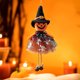 thumbnail image 5 of Vestido de gasa para Halloween | Estilos de Bruja, Gato Negro, Calabaza, Fantasma | Con campanas | Decoración colgante de tela de diseño intrincado | Adorno festivo | Uso versátil | 1 pieza, 5 of 5