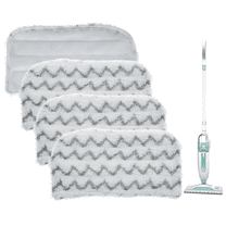Washable & Reusable Microfiber Pads for Shark Steam Mop (4 Pack) - Cleaning Refills Compatible with S2001, S1000, S1000A, S1000WM, S1000C, S1001C