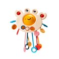 thumbnail image 1 of Juguetes Niños 1 2 Año, Sensoriales Educativos Juguete para Bebe 6 12 18 Regalo de Cumpleaños Navidad Meses Niñas Tirar Pop Fidget Juguetes Actividad de Cuerda para 1 2 3 Años XianweiShao 8390615157162, 1 of 4