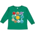 thumbnail image 3 of Inktastic Happy Sun Moon and Planets Boys or Girls Long Sleeve Toddler T-Shirt, 3 of 5