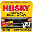 thumbnail image 1 of Husky Sacs de Nettoyage Contractor, Capacité de 158 L (32 Unités), 1 of 7