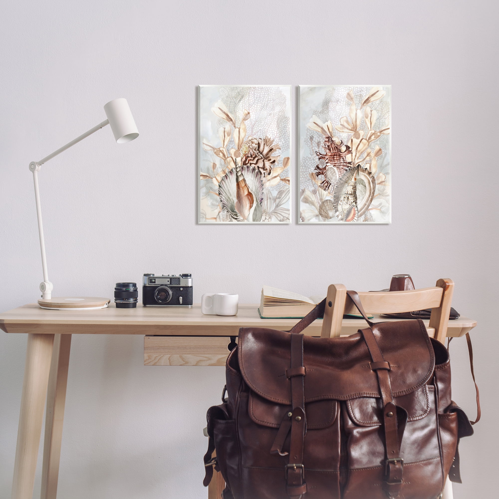 Stupell Industries Grey & Beige Sea Life Animals & Insects Painting Unframed Art Print Wall Art, 10 x 15