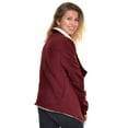 thumbnail image 2 of Angelina Women's Sherpa-Lined Cardigan with Side Pockets (1-Pack), 2 of 3