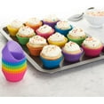 thumbnail image 5 of TEEHON Reusable Silicone Baking Cups, Muffin Liners - Pack of 12, Multicolor, 5 of 7