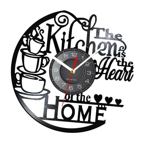 Reloj de la pared Reloj de pared Heat Heat Caballero Caballero para mujeres para mujeres, obras de arte decorativas, decoración de la cafetería para