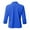Blue, variant on Aboser Women's Plus Size Blazers Casual Draped Cropped Blazer Solid Lapel Lightweight Jacket Open Front Slim Cardigan