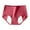 Wine, variant on hoksml Briefs for Women, Women Period Seamless Mid-waist Breathable Women's Physiological Underwear Briefs on Clearance