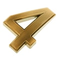 thumbnail image 1 of Etiqueta de señal de dígitos numéricos Números de dígitos de puerta de Número 4 Sunnimix Signo de número de puerta, 1 of 7