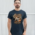 thumbnail image 3 of Tee Hunt Lucky 13 Speed Shop T-shirt Rat Rod Route 66 Vintage Racing Car Men's Tee, Navy Blue, XX-Large, 3 of 5