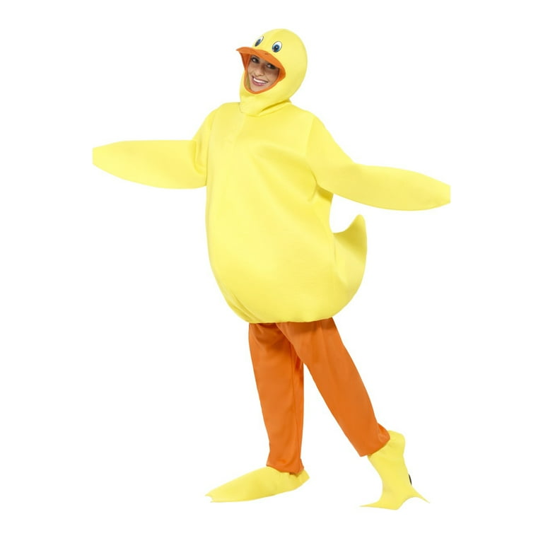 Duck Costume Adult Yellow Bodysuit Trousers Duck Costume Adult Yellow Bodysuit Trousers