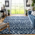 thumbnail image 2 of SAFAVIEH Adirondack Lecia Geometric Area Rug, Navy/Ivory, 10' x 10' Square, 2 of 15