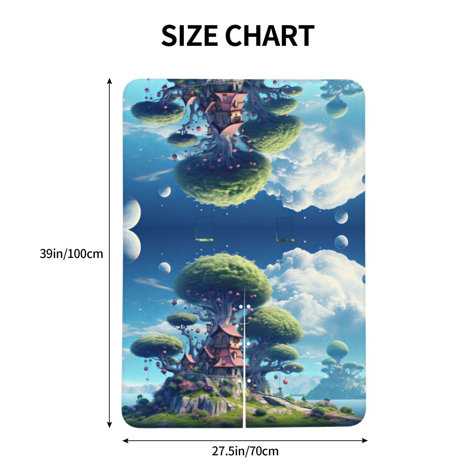 Car Seat Cover Baby - Fantasy Treehouse Planet Scene Breathable Infant Car Seat Cover for Baby Carseat, Lightweight Comfort Baby Essentials Must Haves Newborn Stuff for Girl Boy