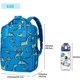 thumbnail image 3 of Mochila KingCheer Cute Preescolar para niñas y niños, color azul, 3 of 7