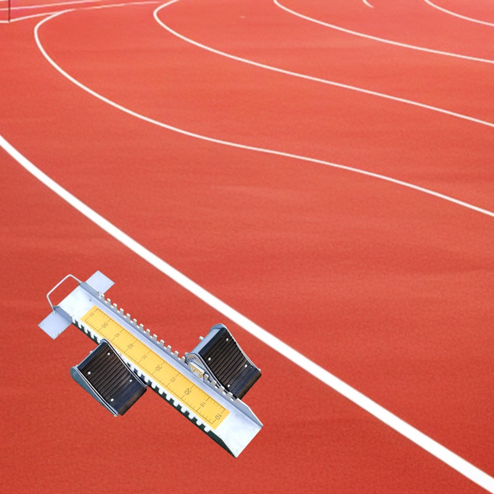 Miulika Multifunction Starting Block, Athletics Scholastic Starting Block,Sprinter Track Pedals for Field,Outdoor Sports,Cinder Track