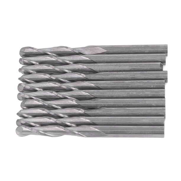 Brocas de enrutador espiral de punta esférica, juego de fresas de punta esférica Brocas de fresa de punta esférica Cortador de punta esférica de grado profesional