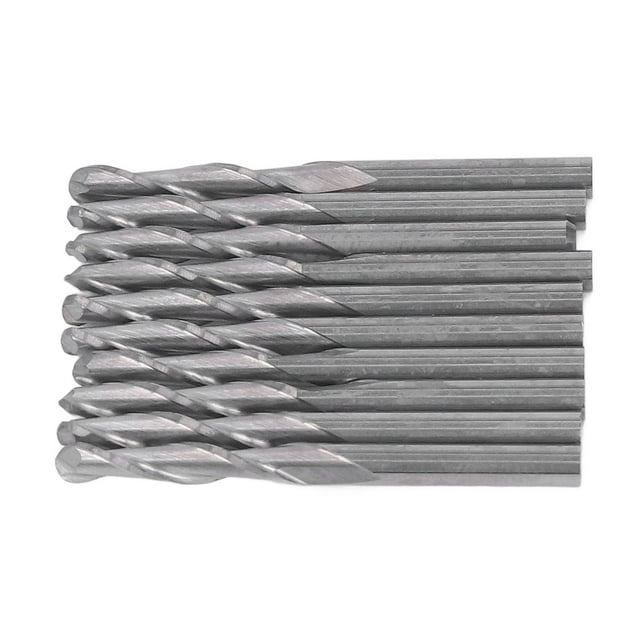 Brocas de enrutador espiral de punta esférica, juego de fresas de punta esférica Brocas de fresa de punta esférica Cortador de punta esférica de grado profesional