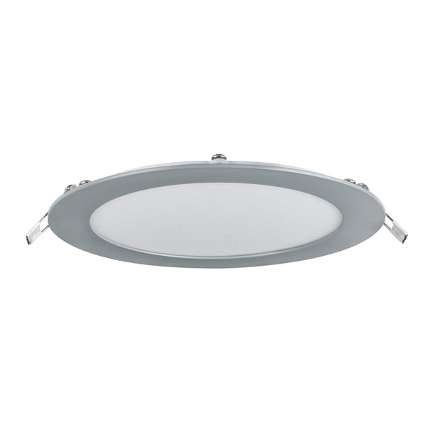 Estevez Luminaria LED Empotrable Circular FLAT CCT 12W Plata – Temperatura Ajustable