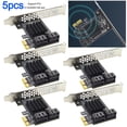 thumbnail image 1 of Tarjeta PCIe SATA III 4 puertos Adaptador 3.0 a PCI-E 1X 6 Gbps con soporte, 1 of 8