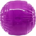 thumbnail image 5 of Nerf Dog 7in TPR/PP Scented Beef SuperScent Barbell Solid Core -Clear/Purple, Small (NF-7131), 5 of 5