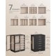 thumbnail image 4 of Joyero SONGMICS con rotación de 360° y 7 cajones, color negro, 4 of 6