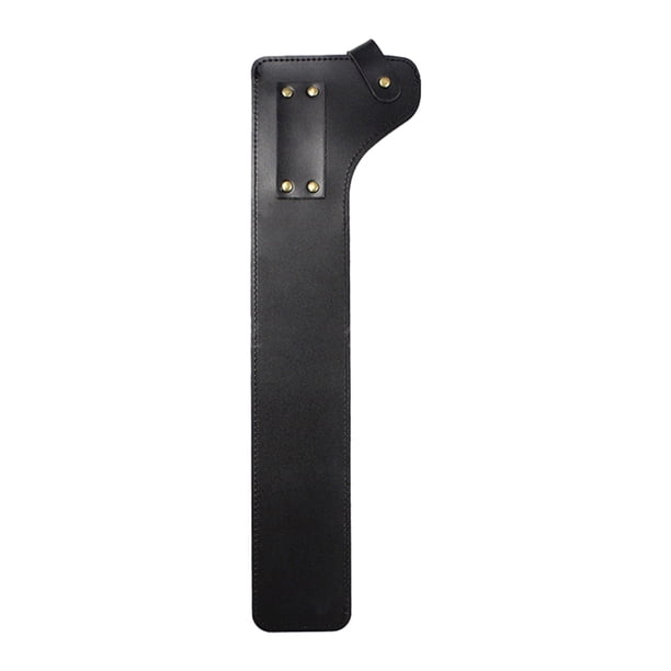 Wosthever Estuche de almacenamiento de pinzas para carbón de cuero PU, solución ligera y portátil, estuche de almacenamiento con clip para Kits de desorden para acampar negro
