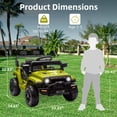 thumbnail image 3 of 1 Plastic + MetalBaby Car Bdm0936G Small Off-Road 12V4.5Ah LongweiMotor 390#*2Drive 12V500Ma Positive Energy, 3 of 9
