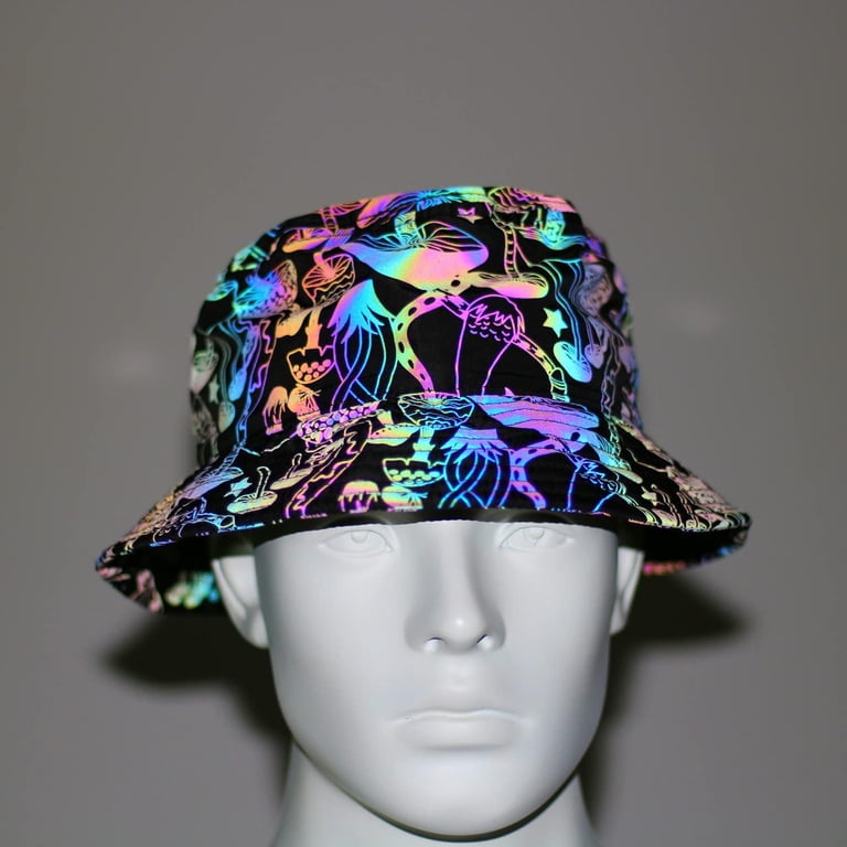 LinYooLi Cool Reflective Bucket Hat for Men Women  display picture 2