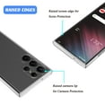 thumbnail image 6 of Galaxy S23 Ultra Case, Takfox Shockproof Rugged Full Protection Soft TPU Bumper Clear Case Shell Ultra-Thin Slim Fit Flexible Rubber Anti-Scratch Protective Phone Cover For Samsung S23 Ultra, Clear, 6 of 7