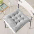 thumbnail image 4 of Taotanxi Crystal Velvet Cushion, Home Chair Seat Pad, Simple and Comfortable Modern Design, Perfect for Computer Chairs or Office Use, Soft and Stylish,gray, 4 of 5