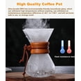 thumbnail image 2 of JoalGfda 400ml New Juego de cafetera Pour Over, jarra de vidrio sin papel con filtro de acero inoxid, 2 of 5