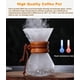 thumbnail image 2 of JoalGfda 400ml New Juego de cafetera Pour Over, jarra de vidrio sin papel con filtro de acero inoxid, 2 of 5