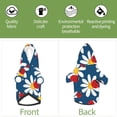thumbnail image 5 of Goofa Daisies With Ladybugs Pattern Small Dog Sweater Hoodies Pet Grey Hooded Soft Fleece Sweatshirts with Pocket Fall Winter Puppy Cat Sweaters Warm Clothes-X-Large, 5 of 8