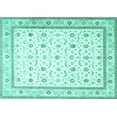 thumbnail image 1 of Ahgly Company Indoor Rectangle Persian Turquoise Blue Traditional Area Rugs, 2' x 3', 1 of 4