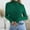Green, variant on Oplxuo Turtleneck Sweaters for Women Basic Solid Pullover Casual Fitted Long Sleeve Knitted Layering Sweater Tops