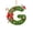 #07G, variant on Ikohbadg 26 Letter Ornaments for Christmas Tree Decoration, Personalized Hanging Pendant Xmas Alphabet for Christmas Initial Ornament, DIY Craft Ornaments, Christmas Gifts for Family Friends (M)