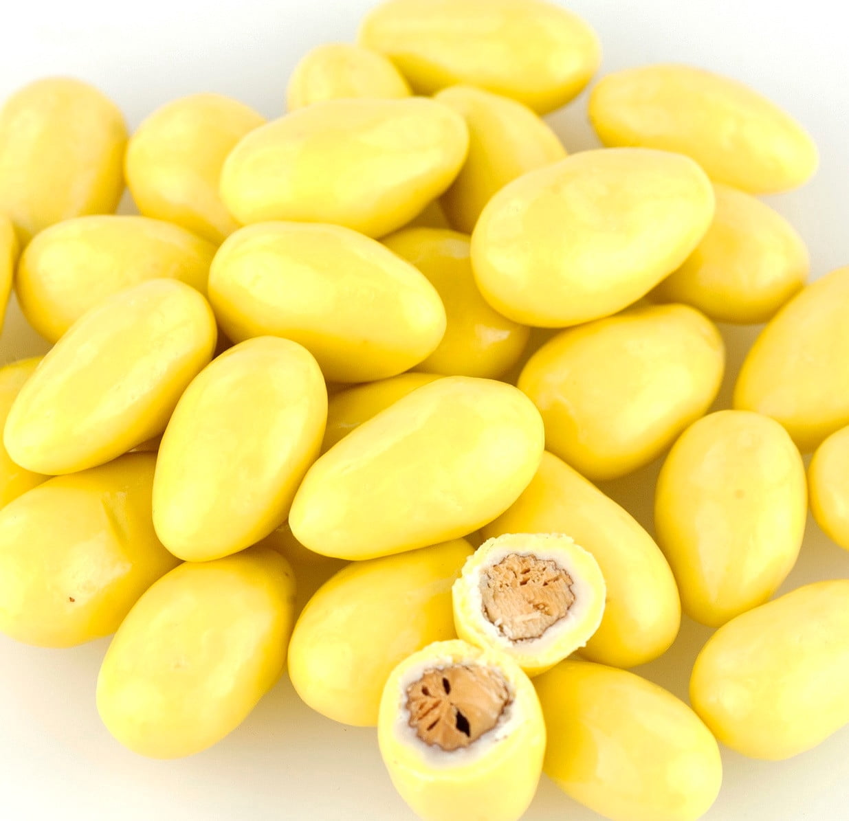 WinCrest Lemon Creme Chocolate Almonds - 1.5 Lb Tub