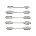 thumbnail image 1 of Ynlkorvg 5pcs Texture Tool Sets For Clay Art Oval Clay Modeling Pattern Rollers Kit Single Head / Double Head Clay Texture Rolling Gadget Emboss Plaids Hand Rollers, 1 of 5