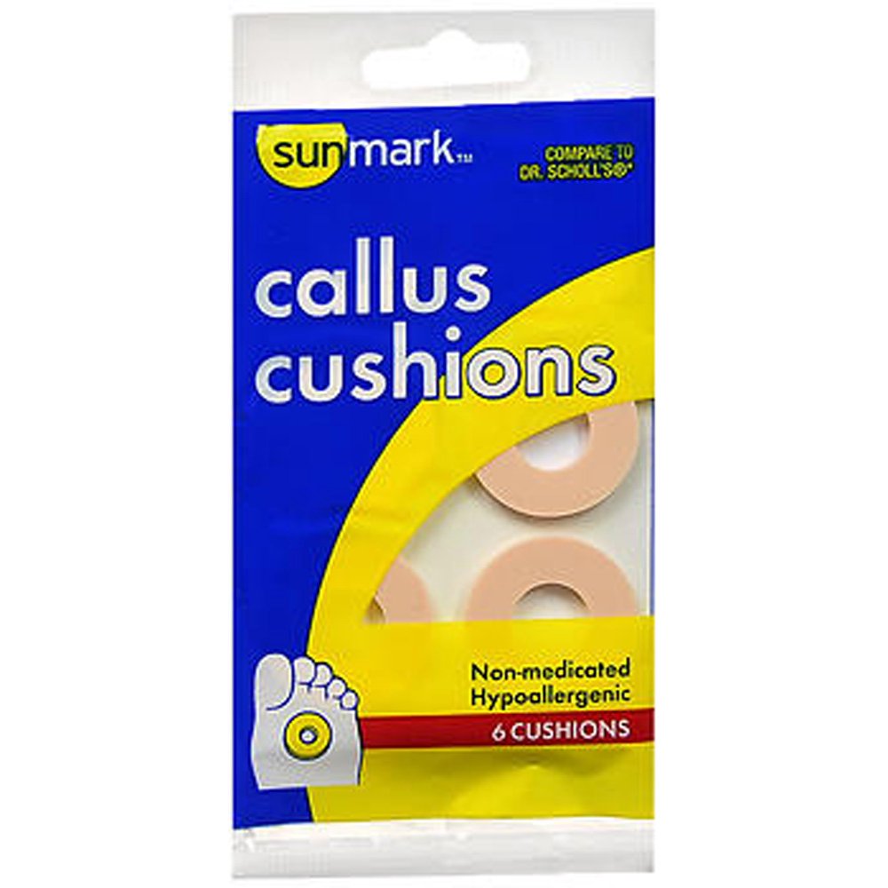 Sunmark Callus Cushions, 6 Count