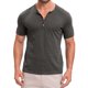 thumbnail image 2 of pstuiky camiseta de hombre, Camisa casual de manga corta para hombre, estilo bolos vintage, estilo playero cubano, con botones, para verano camisetas de hombre l, 2 of 6