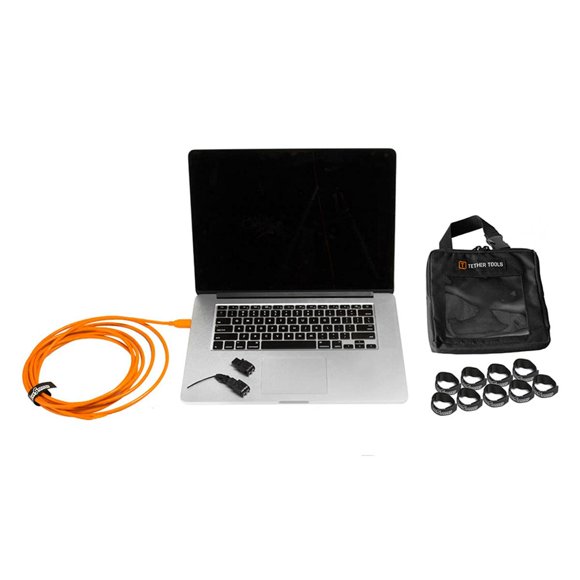 Kit de anclaje Tether Tools Starter USB 2.0 A/Mini-B 4,6 m