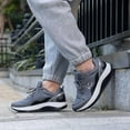 thumbnail image 7 of JOYFON Arch Support Men Walking Shoes Plantar Fasciitis Shoes Orthotic Tennis Sneakers for Foot Pain Relief Greyblack Size 10, 7 of 7