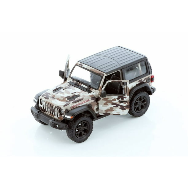 2018 Jeep Wrangler Rubicon Camo Brown Kinsmart 5420dab 1 34 Scale Diecast Model Toy Car Brand New But No Box Com - 2018 Jeep Wrangler Camo Seat Covers