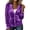 Purple 02, variant on Karymi Zip‑Up Velvet Hooded Jackets for Women, Drawstring Hood Long Sleeve Casual Outerwear with Kangaroo Pocket