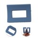 thumbnail image 3 of Ofertas Únicas 1 Pc Clips de Pelo Rectangulares Mate para el Hogar Azul Oscuro, 3 of 5