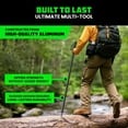 thumbnail image 6 of Collapsible Tactical Hiking Trekking Pole Saker Lightweight Aluminum Survival Walking Stick for Hunting Camping Outdoor Adventures, 6 of 9