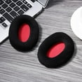 thumbnail image 4 of 2pcs Flannel Headset Earmuffs for HyperX Cloud Flight/Flight S (Red), 4 of 9