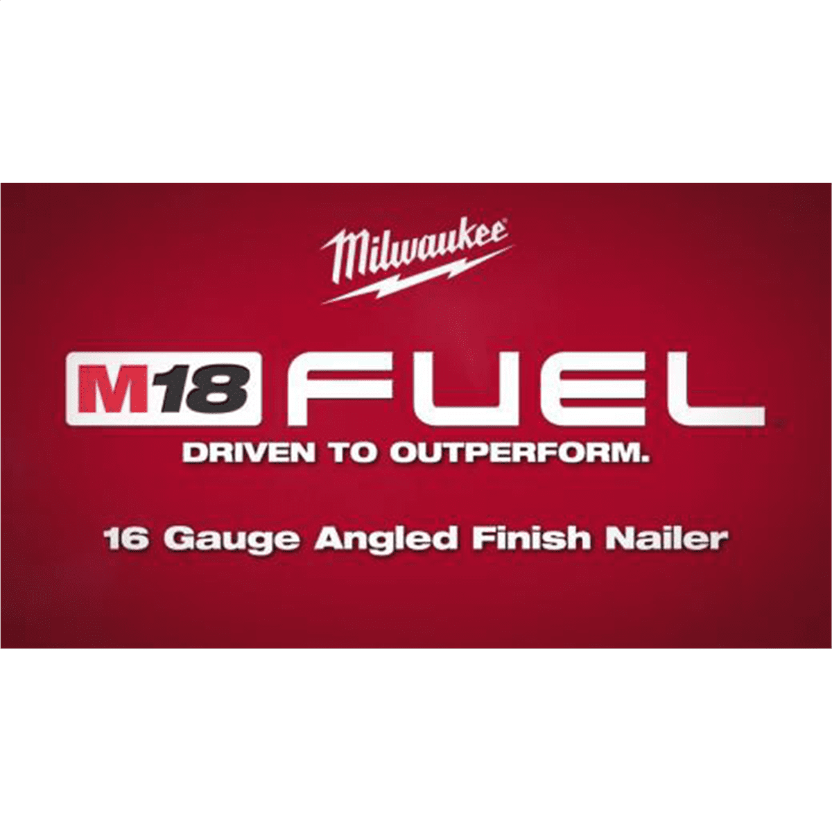 Milwaukee Tool M18 FUEL 16 Gauge Angled Finish Nailer Kit