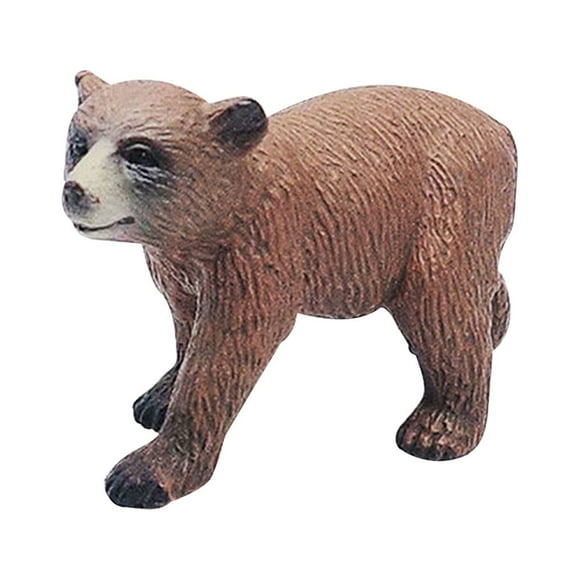 Cameland Kids Toys Grizzlys Model Solid Brown Bear Standing Posture Female Bear Cub Cub