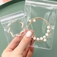 thumbnail image 3 of NIAIZEK 300-Pack Clear PVC Jewelry Storage Bags, Portable Multifunctional Pouches for Necklaces and Small Accessories, 3 of 8