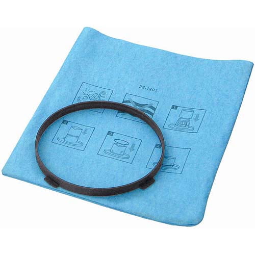 Stanley Reusable Dry Filter with Mounting Ring foral Vacuums